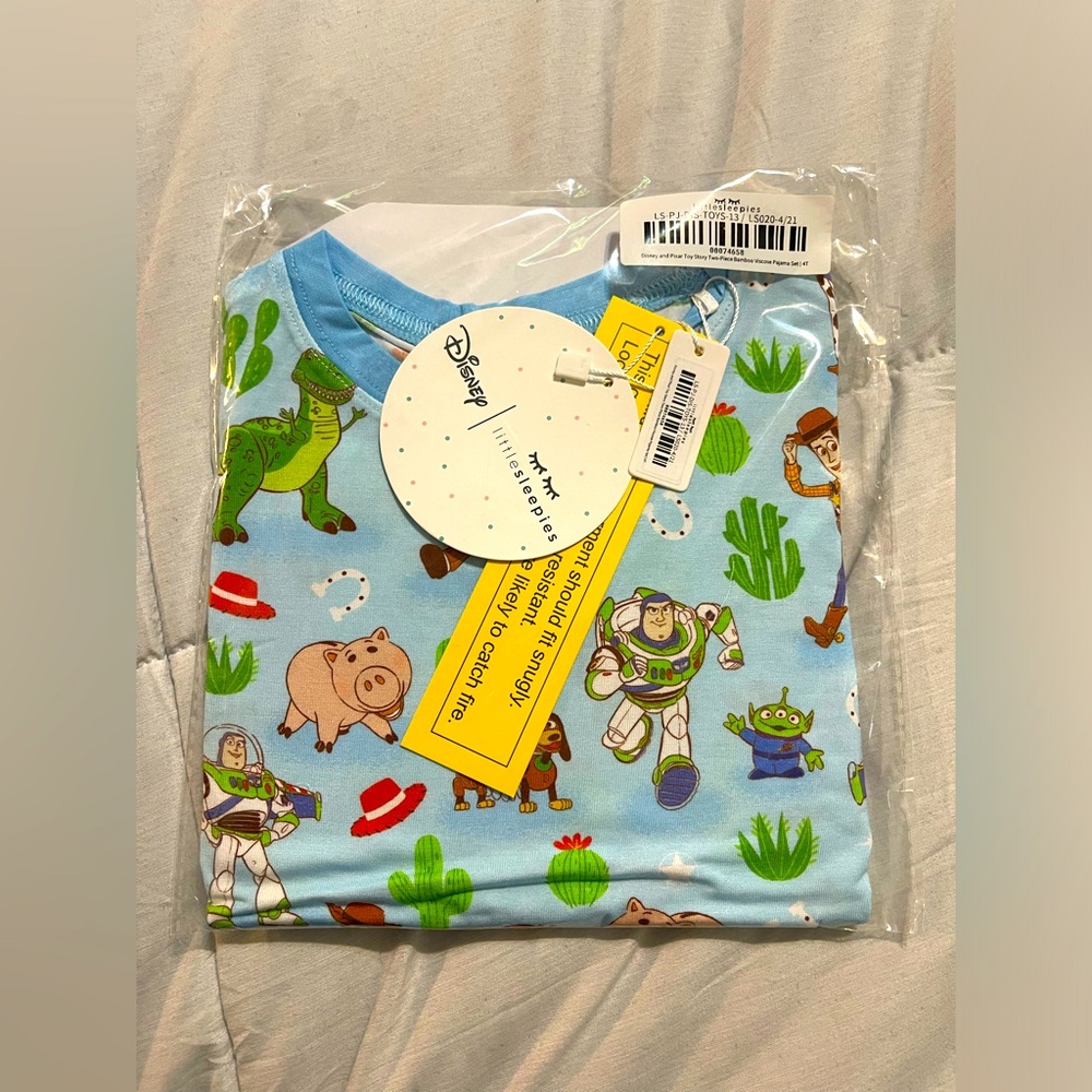 Little Sleepies Disney and Pixar Toy Story Two-Piece Bamboo Viscose Pajama Set